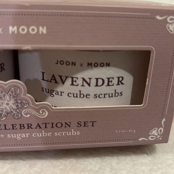Joon X Moon Lavender Celebration Set Scented Whipped Soap & Sugar Cubes NWT - Picture 3 of 14